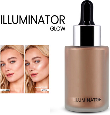 Herrlich Illuminator Face & Body Highlighter 3D glow shine, wheatish skin  Highlighter(ivory)