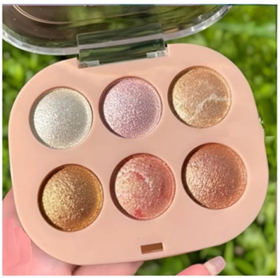 DARVING Dewy Glow Highlighter Powder Palette  Highlighter(MULTI COLOR)