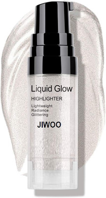 Jiwoo Liquid HD Glow Highlighter Long Lasting Shine  Highlighter(SILVER)