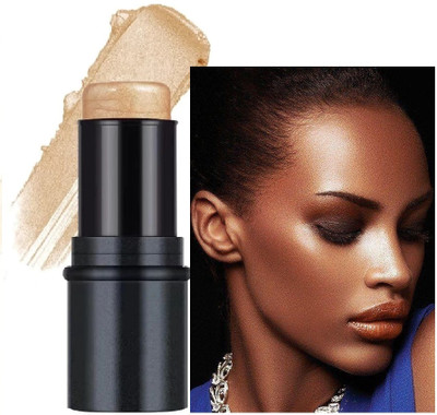 Jiwoo Highlighter Stick Shaping Facial Non Greasy Long Lasting Highlighter(GOLD)