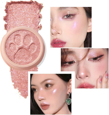 HUZURLU rose gold simmer highlighter for face Highlighter(rose gold)