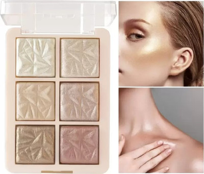 THTC Highlighter Palette | Face Highlighter Makeup Palette Highlighter(multicolor)