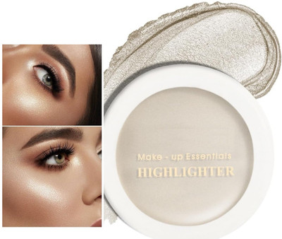 WOONGMI Pressed Powder Illuminators Highlighter For Womens Highlighter(sILVER)