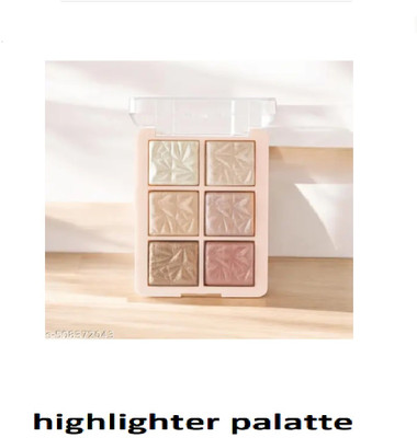 Luipui outstanding amazing long lasting highlighter palatte for ladies pack of 1 Highlighter(multicolor)