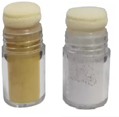GABBU SHIMMER FINISH HIGHLIGHTER LOOSE POWDER FOR ALL SKIN TYPE  Highlighter(SILVER, gold)