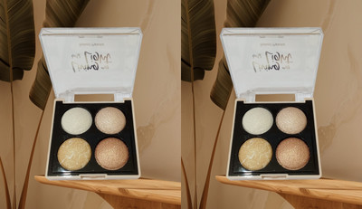 HUZURLU Face & Body Highlighter Powder Palette For Long Lasting Makeup Highlighter(Multicolor)
