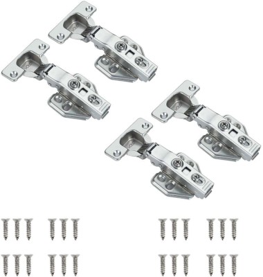 MOUNT 0 Degree Cabinet (Soft close ) in (4 picese) Concealed Hinge(Silver Pack of 2)