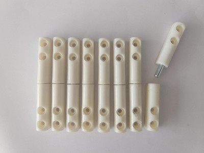 Home Concept Detachable Hinges for Aluminium Mosquito Net Frames Barrel Hinge(Ivory Pack of 8)