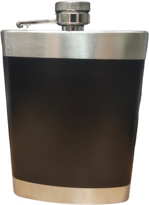 JGG Jain Gift Gallery STAINLESS STEEL Hip Flask(236 ml)