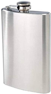 VINSH ENTERPRISE Stainless Steel Pocket Hip Flask – Leakproof Liquor Flask with Secure Cap Stainless Steel Hip Flask(295 ml)