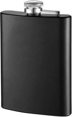 Protos India.Net Can for Men Liquor Flask Or Wine Whiskey Alcoholic Beverage Holder STAINLESS STEEL Hip Flask(230 ml)