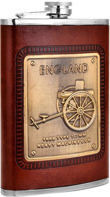 Protos �Stylish Taking Wine, Vodka, Whiskey Pocket Or Bags Stainless Steel Hip Flask(236 ml)