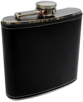 Protos India.Net Faux Leather Premium Hip Flask(207 ml)