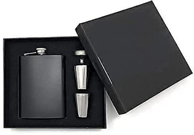 Jiyancreation Hip FlaskSet Gift Box 8 Flask Set for Men and Women 8 Stainless Steel Hip Flask(230 ml)