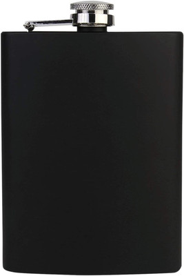 Kinzilla Stainless Steel Hip Flask 8 Oz Whiskey Alcohol Pocket Bottle 8 oz (230 ml) Hip Flask(230 ml)