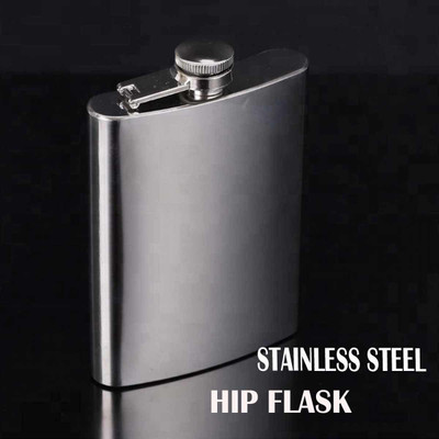 Wanzhow Pocket Liquor Bottle Or Alcohol Drinks Holder Hip Flask Pocket Bottle for UNISEX Stainless steel Hip Flask(177 ml)