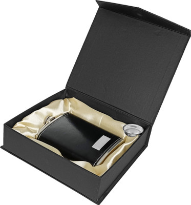 JJW JJW Box HP-1179 Liquor Flasks Alcoholic Drinks Vodka Wrapped Leakage Stainless Steel Hip Flask(233 ml)