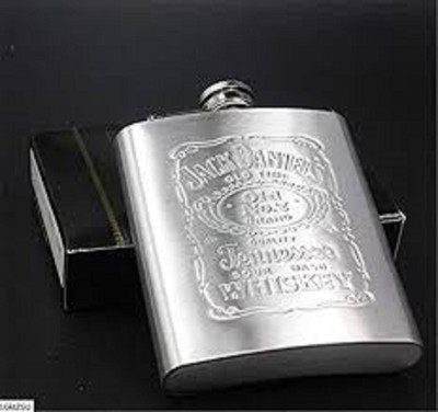 paavi 140-silvar hip flask steelness steel Hip Flask(236 ml)