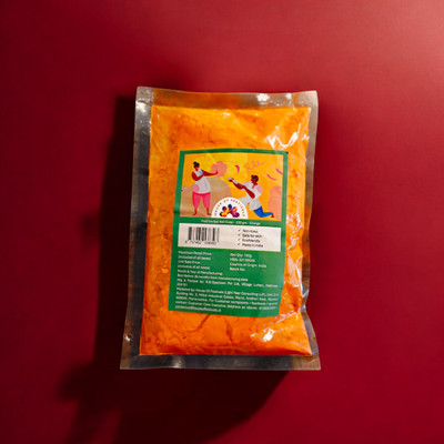 House of Festivals Orange Gulal Holi Color Powder Pack of 1(Orange, 100 g)