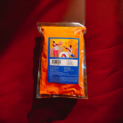 House of Festivals Orange Gulal Holi Color Powder Pack of 1(Orange, 100 g)