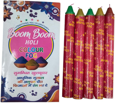 DOWL Organic Herbal Gulal Fog colourColors in Gift Packaging Box Holi Color Powder Pack of 1(Multicolor, 0.4 g)