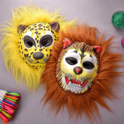 MAMAMOON Different Shape Animals Face Mask for Kids Adults For Festive Holi Color Powder Holi Color Powder Pack of 2(Multicolor, 50 g)