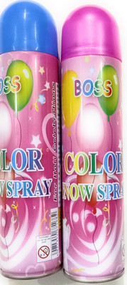 HE Products Boss Color Snow Spray 600ml Holi Color Paste Pack Of 2  (Pink, 300 G) For Rs. 149 @ 75 %