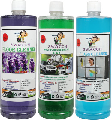 swacch Home Care Combo Floor Cleaner, Multipurpose liquid & Glass Cleaner 1 Litre Cleaning Wipe deal from flipkart swacch Home Care Combo Floor Cleaner, Multipurpose liquid & Glass Cleaner 1 Litre Cleaning Wipe deal from flipkart