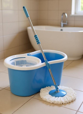 Majron 2refill mop Wet & Dry Mop(Blue)