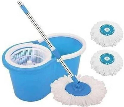 Tankit Rs Floor Wiper Mop Set Wiper Cleaning Wipe Mop Set(Multicolor)