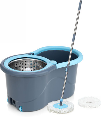 Flipkart SmartBuy MOP SET FLOOR CLEANING COMES WITH 2 MICROFIBER REFILL AND MOP STICK AND 2 REFILL Mop Set