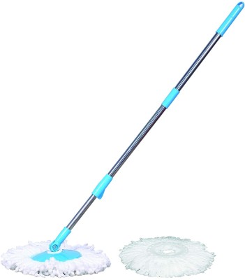 Eclectic Home 360° BLUE Spin Mop Stick with Additional Refill Mop Refill