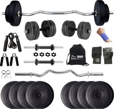 Protoner 8 kg PVC Home Gym Combo