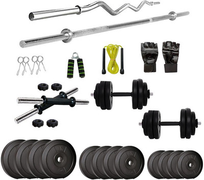 anythingbasic. 40 kg ab.PVC-40 kg Combo 3-4ft-WOB Home Gym Combo
