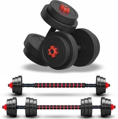 Gym Insane 30 kg Home gfym set 3 feet barbells with weight plates dumbbell set Home Gym Combo