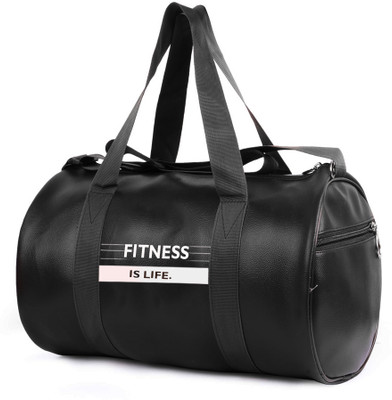 COOL INDIANS Fitness Duffle bag /Shoulder & Gym Leather Bag For Gym Backpack(Black, Messenger Bag)