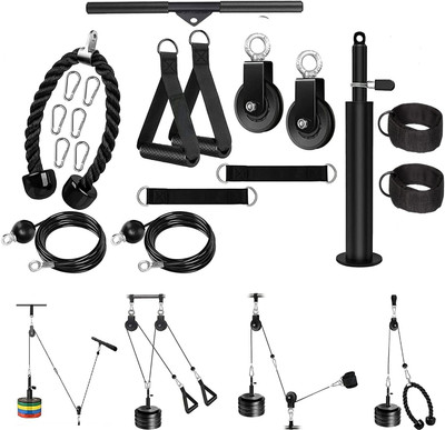 IRIS Weight Cable Pulley System Gym (44in1) Home Gym Combo