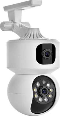 SKY HUB Dual Lens 4MP WiFi Camera with Motion Detection, Night Vision, 2-Way Audio Security Camera(128 GB, 1 Channel)
