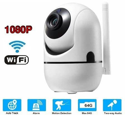 Bzrqx IP Camera WiFi Security Wireless Audio video Record Baby Monitor HD CCTV Security Camera(128 GB, 1 Channel)