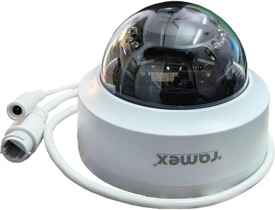HANUTECH Full HD1080p H.265+ 4MP IP IR Vandal Dome 2.8mm Fixed Lens PoE Audio Network Security Camera(1 Channel)