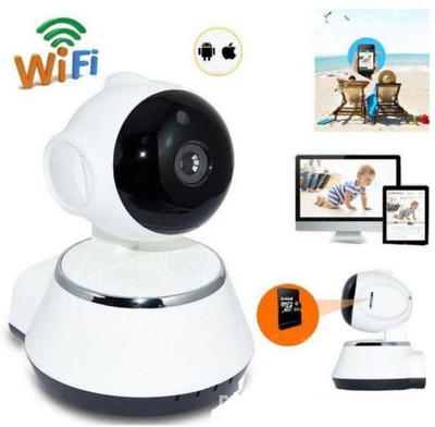 SIOVS CCTV IP Wireless PTZ Camera 1080P WiFi Night Vision 360°Live View TwoWay Audio Security Camera(128 GB, 1 Channel)