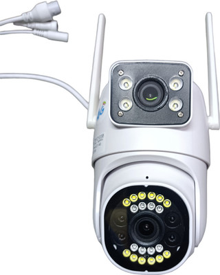 NXXTTNK Dual Lens 4g sim ptz 3MP 360 PTZ View Motion Detection 2-Way Audio/Siren Spy Camera(NO GB, 1 Channel)