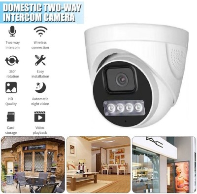 AVOIHS Wireless WiFi 1080P HD IP Dome CCTV Camera Night Vision Hidden Indoor/Outdor Security Camera(64 GB, 1 Channel)