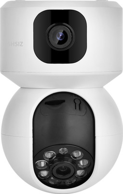 OSHSIZ Bulb WiFi Wireless 4MP HD Live View, Bullet+PTZ Control, Two Way Talk, Security Camera(128 GB, 1 Channel)