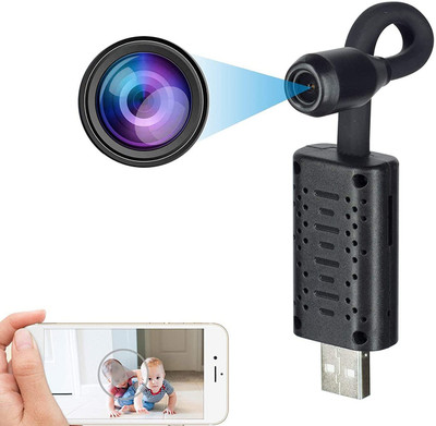 DDLC Wi-Fi Small HD 1080p Universal Flexible Neck Recording 360° Wide Angle Live View Security Camera(1 Channel)