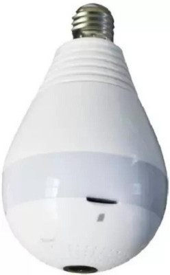 SKY HUB IP Wifi Panoramic Bulb Camera 360 Degree CCTV Spy Camera with Two-way Voice Spy Camera(128 GB, 1 Channel)