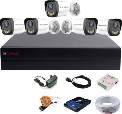 CP PLUS 8 Channel HD DVR 1080P,Colorful View In Nightvision IP67 2.4MP Outdoor Camera,05 Security Camera(1 TB, 8 Channel)