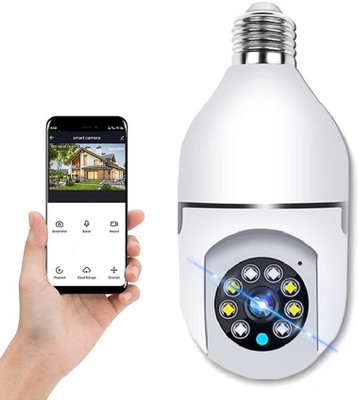 SIOVS CCTV IP PTZ Camera 1080P WiFi 360° Live View Night Vision Live View TwoWay Audio Security Camera(128 GB, 1 Channel)