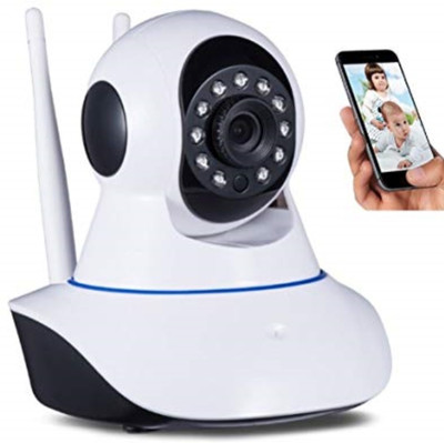 Picso 2025 Double Antenna 3MP WiFi Indoor Camera with Color Night Vision, Two Way Audio Sports and Action Camera(White, 5 MP)