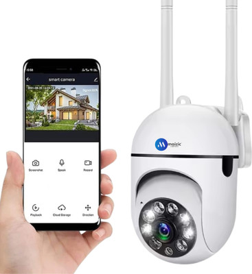 Maizic Smarthome 3 MP FHD WiFi Indoor Mini Fox Ptz CCTV Camera For Home with Color Night Vision Security Camera(1 Channel)